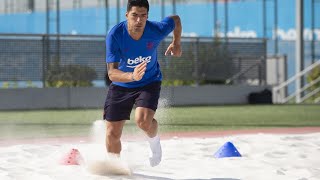 Entraînement spécial dans le sable  Football [upl. by Peg]