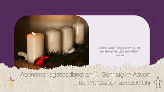 1 Advent  Der Adventkranz  1122024 [upl. by Aissatsan857]