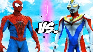 The Amazing SpiderMan VS Ultraman  EPIC BATTLE [upl. by Lunetta]