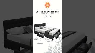 Stylish Storage Solution Queen Bedframe with UnderBed Drawers [upl. by Oalsecnew]