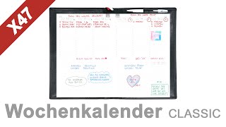 Der Wochenkalender quotCLASSICquot von X47  Final Cut X4724 [upl. by Nainatrad383]