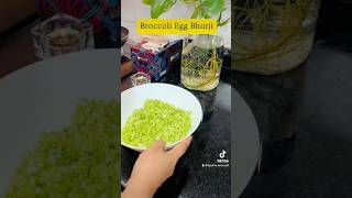 Broccoli Egg Bhurji🥦🍳 Healthy recipe✨  Cooking trending food healthy easyrecipe shorts [upl. by Adelaide861]