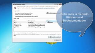 Utilizar el Desfragmentador de Disco en Windows 7 [upl. by Yeblehs76]