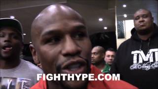 FLOYD MAYWEATHER GIVES CAMP UPDATE quotME MY DAD AND ROGERCHEMISTRY IS GOING EXTREMELY WELLquot [upl. by Blackstock]