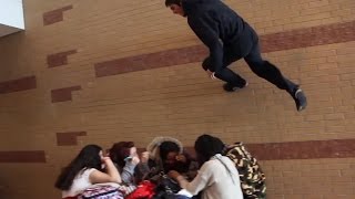 Parkour at school [upl. by Eirol]