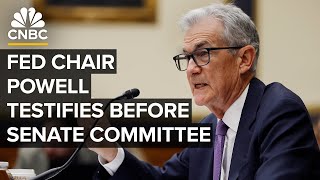 Federal Reserve Chair Powell testifies before the Senate committee on monetary policy — 3724 [upl. by Graniela28]