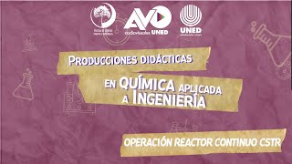 Operación reactor continuo CSTR [upl. by Aiuqenehs]