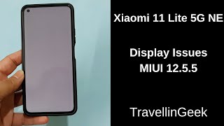 Xiaomi 11 Lite 5G NE Display Problems Issues MIUI 1255 [upl. by Eiruam]