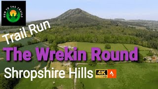 The Wrekin  Shropshire Hills  Trail run  4k [upl. by Hufnagel]