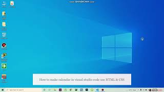 How to make calendars in visual studio code use HTML amp CSS Jubaer Learning Tech [upl. by Iridis]