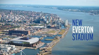 NEW EVERTON STADIUM  BRAMLEYMOORE DOCK  VIRTUAL FLYTHROUGH [upl. by Feinleib]