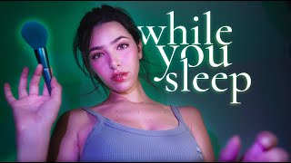 ASMR Taking Care of You While You Sleep 💤 🇪🇸 and 🇬🇧 subtitles [upl. by Noraha]