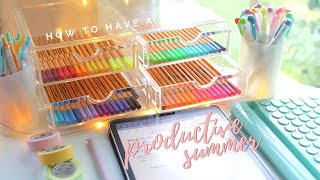 How to have a productive summer 🌸 things to do when bored [upl. by Jepson]