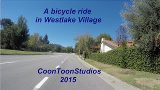 A bicycle ride in Westlake Village 4K [upl. by Esadnac]