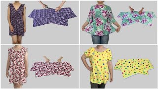 🌸4 Most Beautiful and Easy To Sew Dress Designs For Beginner [upl. by Attenreb254]