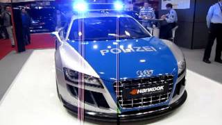 Essener Motor Show 2011 Audi R8 Polizei [upl. by Kwapong]