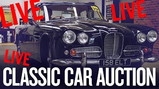 LIVE CLASSIC CAR AUCTION  SUNDAY 2 MAY 2021 [upl. by Airdnek462]