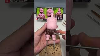 How to Make a Whimsical Muddy Boy Clay Figurine  Polymer Clay Tutorial [upl. by Anelim]