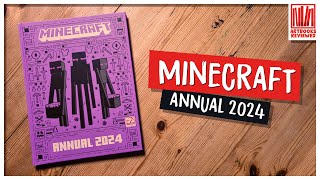 Minecraft Annual 2024 minecraft bookreview gaming [upl. by Nylime]