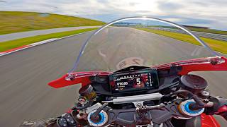 NEW 2025 Ducati Panigale V4S Onboard  Impression [upl. by Terrej622]