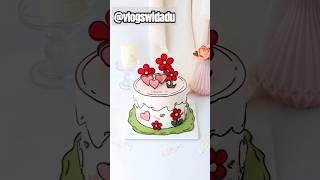 How To Make Normal Cake DesignScake food cakedesign cakearttutorials viraltrendingshorts [upl. by Broderic]