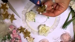 Stunning Shabby Chic Wreath Tutorial  jennings644 [upl. by Marciano]