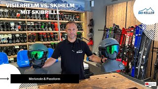 SkiKeller  10 Visierhelm versus Helm mit Skibrille [upl. by Menendez]