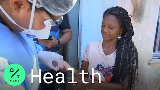 Brazils Health Authorities Test For Covid19 in Rio de Janeiro Favelas [upl. by Meikah835]