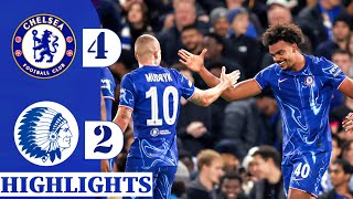 Chelsea 4 vs 2 Gent  extended Highlight  eufa conference league [upl. by Anitnatsnoc]