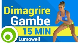 Come Dimagrire le Gambe Cardio ed Esercizi di Tonificazione [upl. by Llirred]