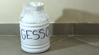 How to Make Gesso Simple  no PVA [upl. by Lizette677]