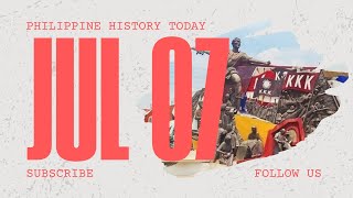 JULY 7  This Day In Philippine History  Katipunan Andres Bonifacio Dr Jose Rizal [upl. by Cyrilla]