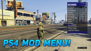 GTA5 PS4 FUN WITH MOD MENU PS4 MODDING [upl. by Lerim]