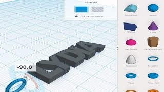 Tinkercad Model Your Name [upl. by Jump377]