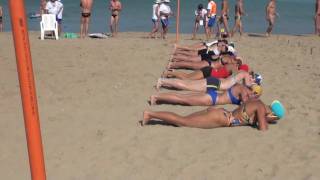 2010 World Interclubs  Womens Beach Flags Hts amp Semis [upl. by Base]