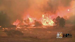 Massive Mendocino Complex Fire Grows To 300000 Acres [upl. by Nnylimaj]