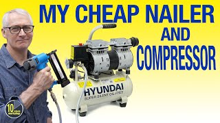 My Cheap Nailer and Compressor video 463 [upl. by Adnoyek]