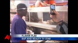 Rapper Flavor Flav Goes Into Chicken Business [upl. by Notsirt718]