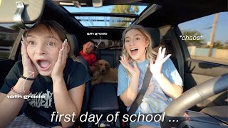 FIRST DAY OF SCHOOL VLOG   grwm  driving to school [upl. by Esila]