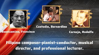 Let us know more about 3 notable and musically inclined Filipinos [upl. by Hedges]