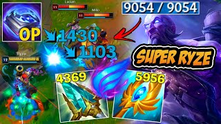 O SUPER RYZE MID COM 9 MIL DE MANA E 1000 DE AP   LEAGUE OF LEGENDS [upl. by Gardiner]