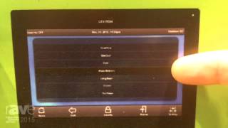 ISE 2015 Leviton Talks About OmniTouch Intercom System [upl. by Dirrej]