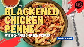 HelloFresh Blackened Chicken Penne Recipe ASMR Cooking [upl. by Ewell]