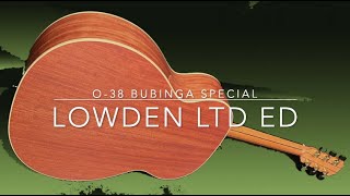 Lowden O 38 Special Bubinga Guitar Ltd Ed at Guitar Gallery [upl. by Ydniahs]