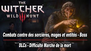 The Witcher 3 Wild Hunt  Combats contre des sorcières mages et entités  Marche de la mort  22 [upl. by Grim]