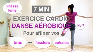 7MIN EXERCICE CARDIOaffiner vos fessiers cuisses et bras7MIN CARDIO DANCE WORKOUT [upl. by Patsy]