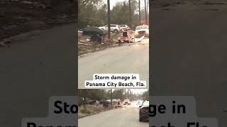 Damage from storms in Panama City Beach Florida [upl. by Dickinson]