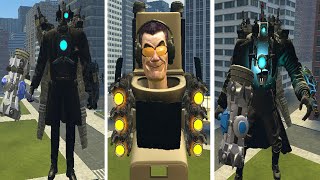 EVOLUTION OF NEW UPGRADED MUTANT TITAN SPEAKERMAN VS ALL SKIBIDI CAMERAMAN TITAN BIG IN GARRYS MOD [upl. by Adnirem383]