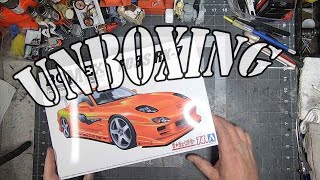 AOSHIMA MAZDA RX7 FD3S UNBOX [upl. by Simpson]