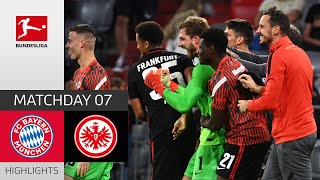 FC Bayern München  Eintracht Frankfurt 12  Highlights  Matchday 7 – Bundesliga 202122 [upl. by Novla306]